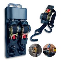 Cinta e Catraca Automática 450 KG 1,8M X 25mm Para Báu