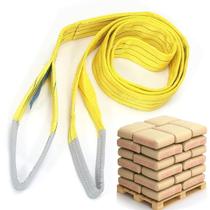 Cinta Elevaçao Carga 3 Toneladas 6 Metros Reforçada Resistente Guincho Guindaste Reboque Obra Construçao Mudança Caminhao Peso Pesado Cinta Elevaçao Carga 3 Toneladas 6 Metros Reforçada Resistente Guincho Guindaste Reboque Obra Construçao Mudança Caminhao Peso Pesado