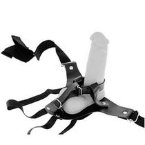 Cinta em couro, com regulagem e encaixe para escroto - Adtoys Cinta em couro, com regulagem e encaixe para escroto - Adtoys