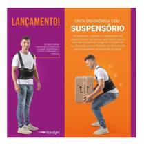 Cinta ergonômica com suspensório - p - hidrolight
