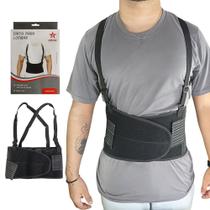 Cinta Ergonômica Reforçada Proteção Da Coluna Abdominal