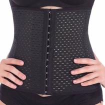 Cinta Espartilho Corset Corpete Modeladora Redutor Cintura (Preto, 42) TRES FECHOS -PRETA -G Cinta Espartilho Corset Corpete Modeladora Redutor Cintura (Preto, 42) TRES FECHOS -PRETA -G