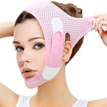 Cinta Face Lift Bochecha Queixo e Redução da Papada Rosa Cinta Face Lift Bochecha Queixo e Redução da Papada Rosa