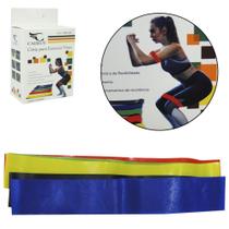 cinta / faixa elástica para exercícios thera band 5 pecas - MOHNISH