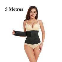 Cinta Faixa Redutor De Medidas E Pós Parto 5M Ajustável Modeladora Corporal