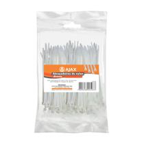 Cinta fita abraçadeira de nylon 3,0 x 150 mm branca 100un