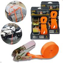 Cinta Fita Carga Catraca 5m Amarração Carga 500kg Kit Com 2