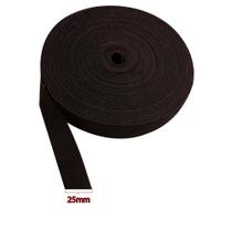 Cinta Fita Fixadora Elástica Crochet 25mm 5 Mts Cor: Preta Cinta Fita Fixadora Elástica Crochet 25mm 5 Mts Cor: Preta