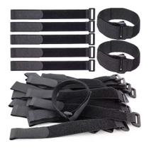 Cinta Fita Organizador Abraçadeira de tiras autocolantes 2 x 20cm 10 pcs Cinta Fita Organizador Abraçadeira de tiras autocolantes 2 x 20cm 10 pcs