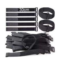 Cinta Fita Organizador Abraçadeira de tiras autocolantes 2 x 30cm 5pçs Cinta Fita Organizador Abraçadeira de tiras autocolantes 2 x 30cm 5pçs