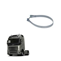 Cinta Fixação Silencioso Traseiro Volvo Fh Original Inox