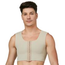 Cinta Ginecomastia Colete Pós-cirúrgico Sem Costura New Form Cinta Ginecomastia Colete Pós-cirúrgico Sem Costura New Form