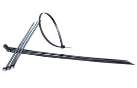 Cinta Hellerrman 28cm Preto Para Fios e Cabos - 400 Unidades Cinta Hellerrman 28cm Preto Para Fios e Cabos - 400 Unidades