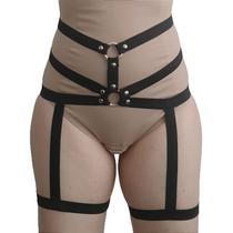 Cinta Liga Elástica Regulável com Perneira - Leg Garter Miss