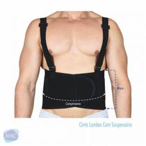 Cinta lombar c/ suspensorio m (largura 21cm x comp 104cm)