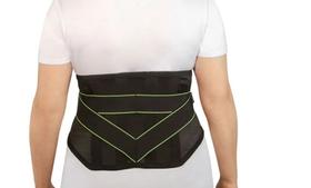 Cinta Lombar com Hastes e Ajuste Duplo Preto Mercur Cinta Lombar com Hastes e Ajuste Duplo Preto Mercur