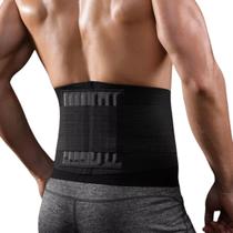 Cinta Lombar Ergonomica Proteção e Suporte a Coluna com Hastes Flexíveis e Fecho Duplo