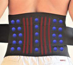 Cinta Lombar Magnética e Infravermelha com Hastes Flexíveis InfraActive Nervo Ciático Hérnia GG Cinta Lombar Magnética e Infravermelha com Hastes Flexíveis InfraActive Nervo Ciático Hérnia GG