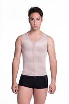 Cinta Masculina Regata Modeladora Alta Compressão Pós Cirúrgico Operatório Ginecomastia Lipoaspiração Abdominal Barriga 1620