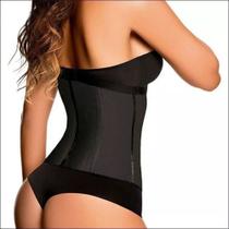 Cinta Modeladora 12 Barbatanas A Verdadeira - PRETO P Cinta Modeladora 12 Barbatanas A Verdadeira - PRETO P