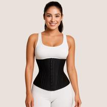Cinta Modeladora 12 Barbatanas Preta Feminina Redutor Medida Abdominal Faixa Cetinete Original Cinta Modeladora 12 Barbatanas Preta Feminina Redutor Medida Abdominal Faixa Cetinete Original