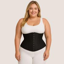 Cinta Modeladora 12 Barbatanas Preta Redutor Abdominal Feminino Faixa Postural Cetinete Original Cinta Modeladora 12 Barbatanas Preta Redutor Abdominal Feminino Faixa Postural Cetinete Original