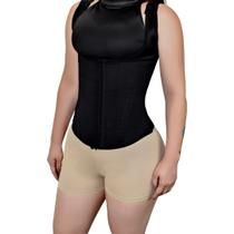 Cinta Modeladora 16 Barbatanas de Alta Compressão Tecido Duplo Cetinete Cinta Modeladora 16 Barbatanas de Alta Compressão Tecido Duplo Cetinete