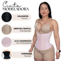 Cinta Modeladora 20 Barbatanas Corselet Estilo Colombiana