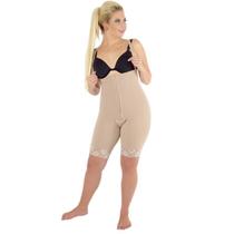 Cinta Modeladora Calça Culote Com Fecho Nude P