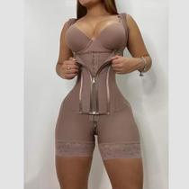 Cinta Modeladora Colombiana De Alta Compressão Para Controle Abdominal E Redução De Medidas Feminina Cinta Modeladora Colombiana De Alta Compressão Para Controle Abdominal E Redução De Medidas Feminina