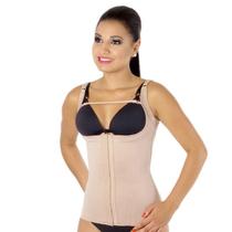 Cinta Modeladora Com Alças E 12 Barbatanas Nude M