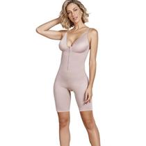 Cinta Modeladora Com Perna e Fecho Frontal Mondress 345R