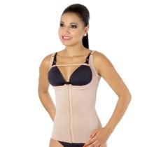 Cinta Modeladora de cintura com alças, barbatanas e colchetes