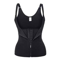 Cinta Modeladora Dupla Compressão Redutor Ziper Preto Tamanho:XL Cinta Modeladora Dupla Compressão Redutor Ziper Preto Tamanho:XL