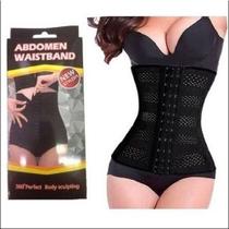 Cinta Modeladora Elástica Faixa Abdominal Afina Cintura Ajustável