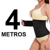 Cinta Modeladora Elastico Alta Compressão Invisível 4 Metros