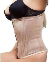 Cinta Modeladora ESPECIAL REFORÇADA 12 Barbatanas 2 Ajustes-faixa (Bege, G) Cinta Modeladora ESPECIAL REFORÇADA 12 Barbatanas 2 Ajustes-faixa (Bege, G)