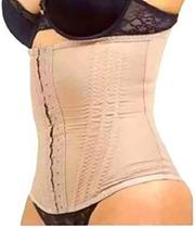 Cinta Modeladora ESPECIAL REFORÇADA 12 Barbatanas 2 Ajustes-faixa (Bege, G) Cinta Modeladora ESPECIAL REFORÇADA 12 Barbatanas 2 Ajustes-faixa (Bege, G)