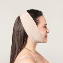 Cinta Modeladora Facial Papada Otoplastia Faixa Cirúrgica Orelha De Abano Unissex Alta Compressão