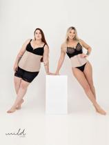 Cinta Modeladora Faixa C/ Fecho de Colchetes Tira Pochete e Esconde Barriguinha