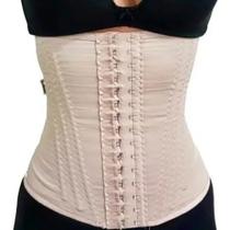 Cinta Modeladora Faixa Redutora Abdominal 12 Barbatanas -PRETA G