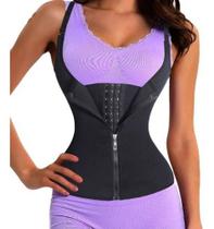 Cinta Modeladora Feminina Ajustável Colete C/ Alça Corselet