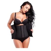 Cinta Modeladora Feminina Colete Ziper Corselet Com Alça Top