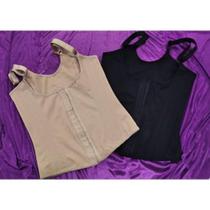 Cinta Modeladora Feminina Com 12 Barbatanas Ajusta Postura - COLETE ALÇA BEGE PP