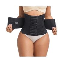 Cinta Modeladora Feminina Com Duplo Controle Abdominal, Corset Redutor De Cintura E Modelador Cinta Modeladora Feminina Com Duplo Controle Abdominal, Corset Redutor De Cintura E Modelador