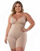Cinta Modeladora Macaquinho Plus Size Tamanhos Grandes - Body Modelador Macaquinho Com Bojo Cinta Modeladora Macaquinho Plus Size Tamanhos Grandes - Body Modelador Macaquinho Com Bojo