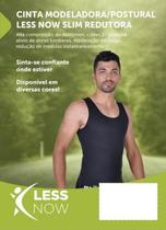 Cinta Modeladora Masculina Slim Less Now Auxilia Na Postura