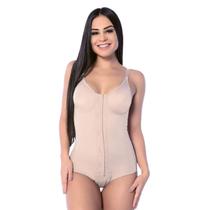 Cinta Modeladora Pós Cirúrgica Abertura Frontal Alças Finas Redutor