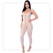 Cinta Modeladora Pós Cirúrgica Longa Modelo Com Alça Fina