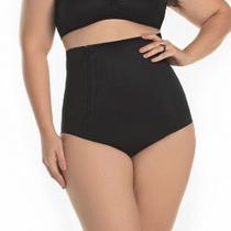 Cinta Modeladora Pós-Parto com Zíper Lateral Cetinete Mondress 300RAE Plus Size